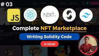 NFT Marketplace, Writing Smart Contract Code #03 in Hindi | Solidity | CodeLek Technology