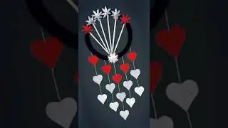 Easy paper craft | Wallmate paper wall hanging | Paper craft | CRAFT IMAGE #ytshorts #shorts
