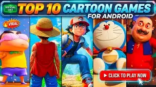 Top 10 CARTOON Based Games For Android In 2024 | High Graphics (Online/Offline)