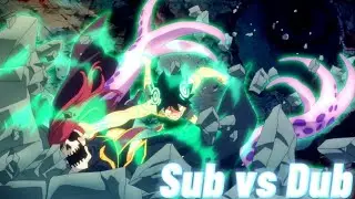 Edens Zero - Sub vs Dub | Gravity Comet | Shiki vs Else