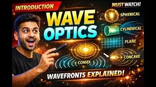 #Wave optics l Introduction l wavefront l wavefront l types of wavefront l NEET  l science l physics