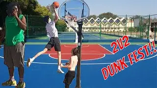 2V2 TURNS INTO DUNK FEST FOR D2 PROSPECT!! PART 2!!!