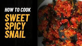 HOW TO COOK PEPPERED SNAIL