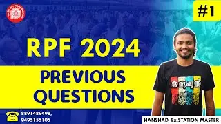 RPF Constable & SI - Previous Year Questions - 1