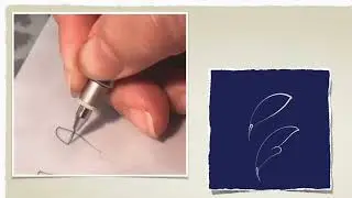 tezhip dersleri -2 'basit yaprak çizim yöntemi'