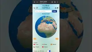 Globle Capitals Day 61 #geography #capitals #world #globle