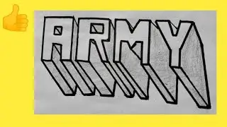 Army Letter Art | Military Alphabet Wall Art | Personalized Army Name Print |