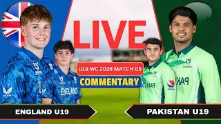 🔴 LIVE: England U19 vs Pakistan U19 | U19 World Cup 2026 | Ball by Ball Commentary