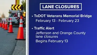 Expect slow downs on the Veterans Memorial Bridge