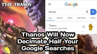 This is What Happens When You Type 'Thanos' on Google