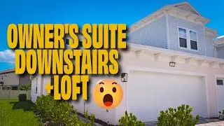 New Tampa Townhouse Tour  3-BR, 2.5BA | Owner&rsquo;s Suite on Main  DRB Homes Dalia Floorplan - Lagoon