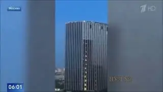 Drones ukrainiens crash &agrave; Moscou le deuxi&egrave;me drone a percut&eacute; le gratte-ciel du centre d'affaires.