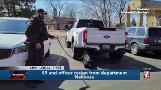 #Nekoosa Police officer, K9 resign from department