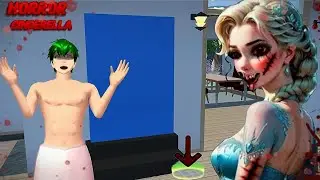 Horror Cinderella character in Sakura School simulator😰