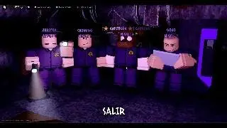 probando Five Nights at Freddy's en Roblox con amigos