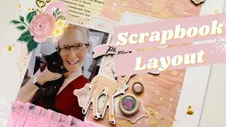 SCRAPBOOK LAYOUT /// Maggie Holmes Parasol + Scrapbook Nerd