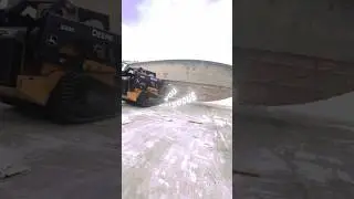 Boat frame extraction and demolition #boat #fiberglass #frame #demolition #skidsteers
