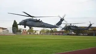 Boy Scouts Earn Merit Badge with Pave Hawk Visit