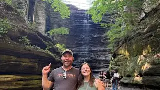 Geocaching through Matthiessen State Park!