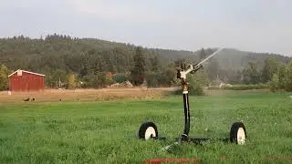 1000F Wheeled Sprinkler Cart Watering A Pasture II