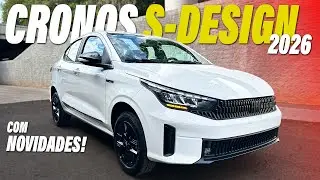 FIAT CRONOS S-DESIGN 1.3 2026 - Confira Tudo Que Mudou No Sedan!