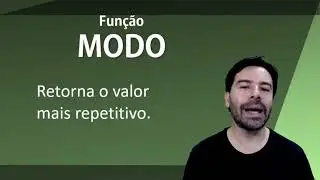 Fun&ccedil;&atilde;o MODO no Excel