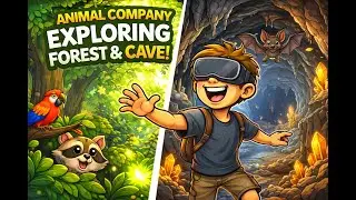 Exploring the Forest & a Hidden Cave in Animal Company 🌲🕳️💰