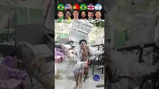 Ronaldo does ice bucket challenge 🥶🧊