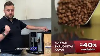 Andriaus patarimai kaip susireguliuoti kavos aparatą
