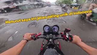 Motor vlog vixion old di jalan paling unik 