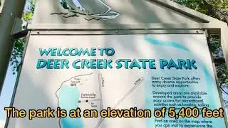 Deer Creek Reservoir Utah.Day at the Lake
