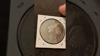 1991 Korean War commemorative silver dollar.  It&rsquo;s a little rough.