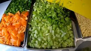 Freeze drying celery
