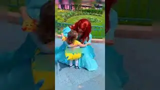 Baby&rsquo;s reaction when comes to Disneyland for the first time ❤️ #disney
