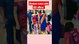 bindass kavya with IAS officer... ❤️@BindassKavya @Tumkur_studio