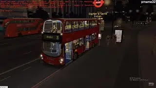 Omsi 2 tour (1777) London bus 35 (partial) Lambeth Town Hall - Shoreditch @ Volvo B9TL
