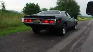 dodge charger 1972 400ci burnout !!!!
