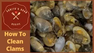 How To Clean Clams | Sarita&rsquo;s Goan Recipes |