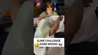 Slime bucket challenge 😂
