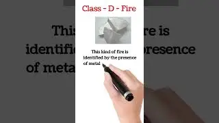 Class - D - Metal Fire? #fire #metalfire #firesafety #shorts #youtubeshorts #viral #youtube #like