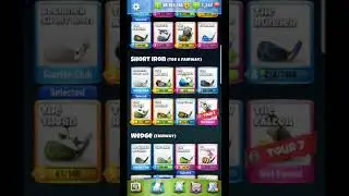 Golf Clash Tour 8 Bag selection and club advice and tips and suggestion for easily mastering tour 8