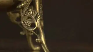 BARBEDIENNE : Vide poche cloisonn&eacute;