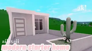 modern starter house - spedbuild - no gamepasses - EXTERIOR ONLY!