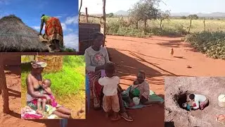 Typical African Village life