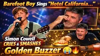 &ldquo;Barefoot Boy&rsquo;s Epic &lsquo;Hotel California&rsquo; Cover Leaves Simon Cowell in TEARS Golden Buzzer Moment 2026