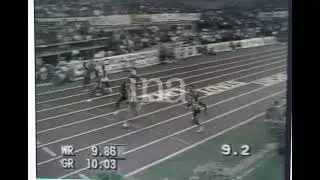 1992  Linz 100m +1.3w 10.08 Vitali Savin  13.8.92