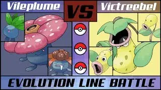 Sludge Bomb Spamming?! VILEPLUME vs. VICTREEBEL - Evolution Line Battle (Pok&eacute;mon Sun/Moon)