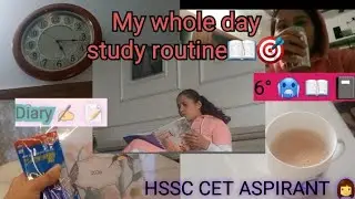 My whole day winter vlog!5 am to 5 pm study vlog#Hssccetaspirant 