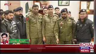 Christmas cake cutting ceremony at SP Iqbal Town Office l posted in the division |Royal Special Tv 