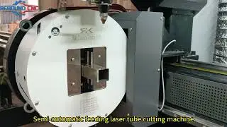 High-performance CNC fiber laser tube cutting machine with automatic feeding